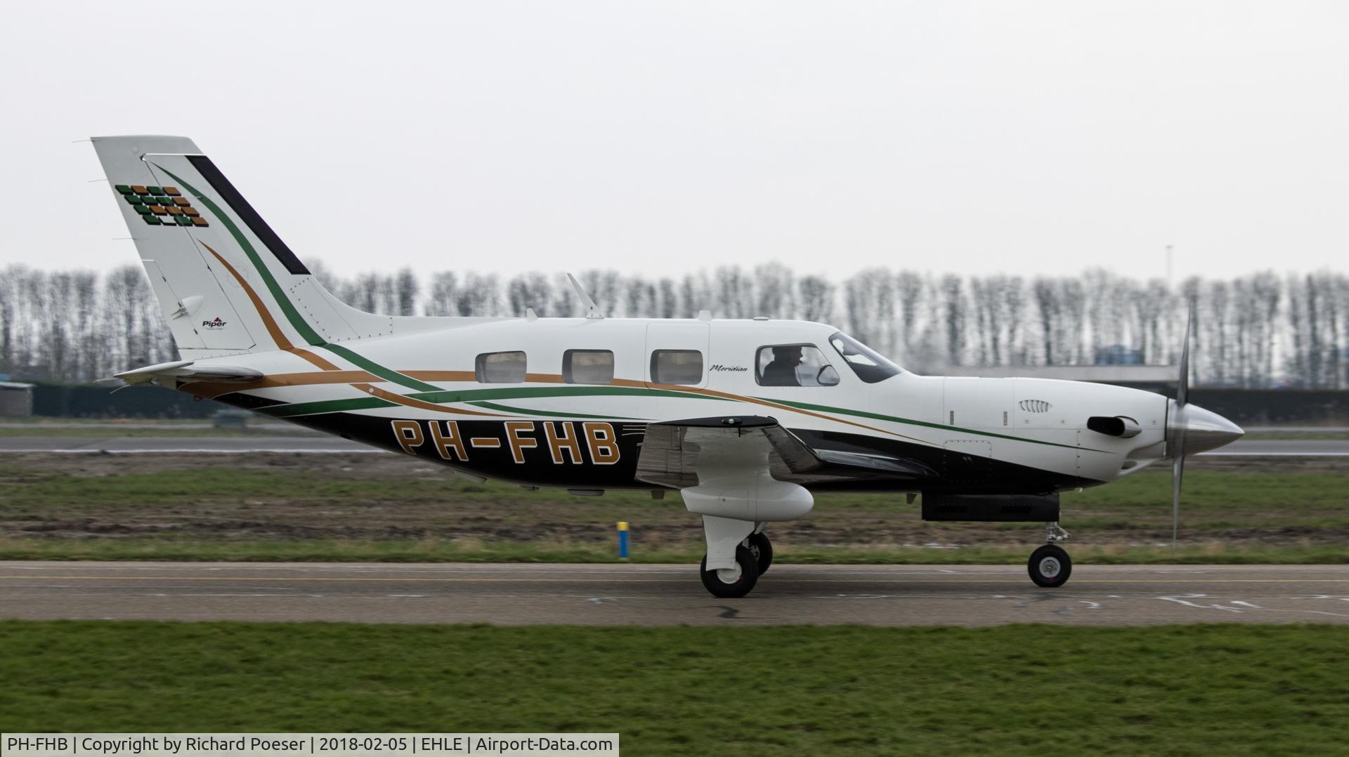 PH-FHB, 2006 Piper PA-46-500TP Malibu Meridian C/N 4697282, Taxiing at Lelystad