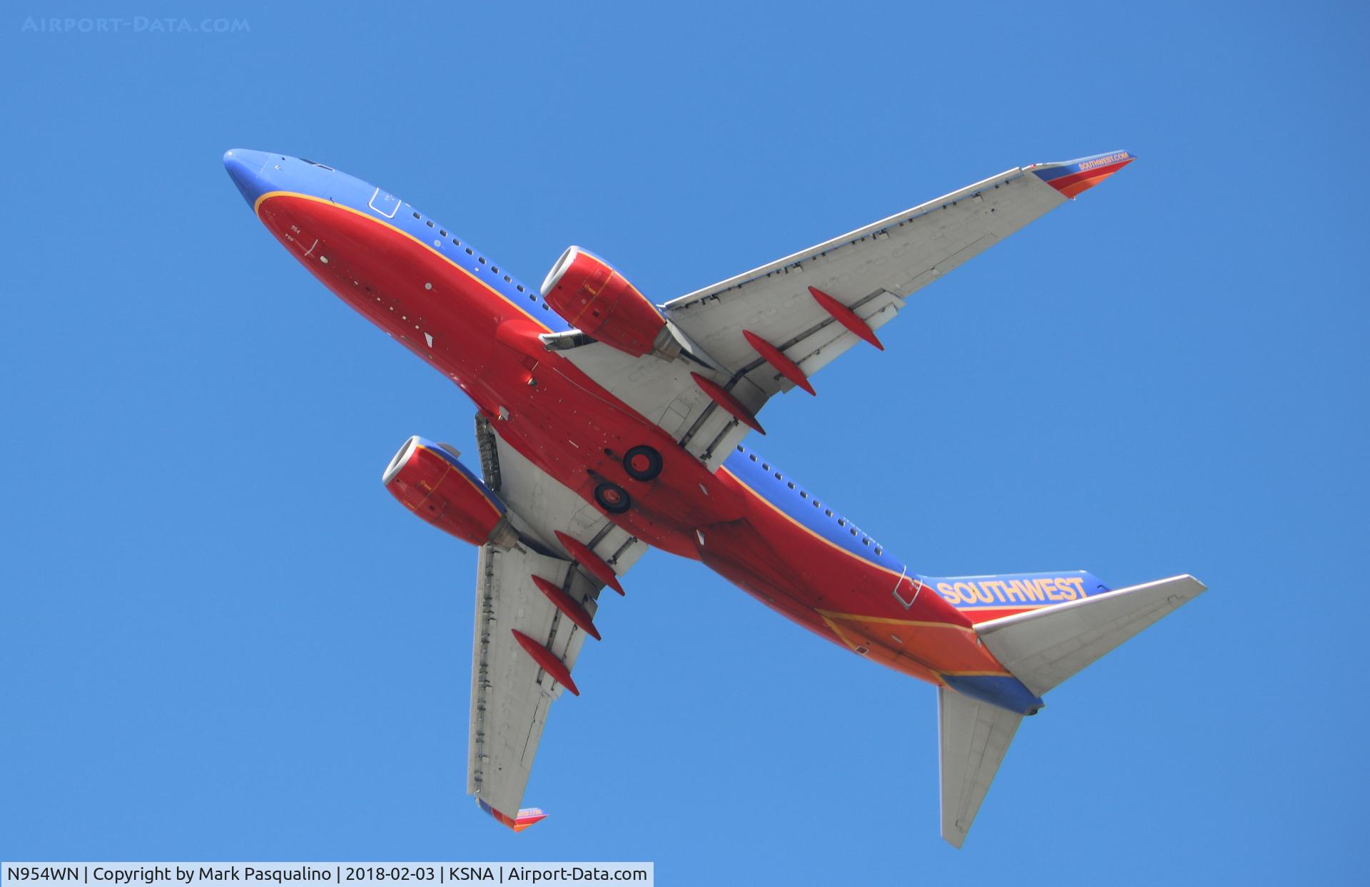 N954WN, 2010 Boeing 737-7H4 C/N 36669, Boeing 737-700