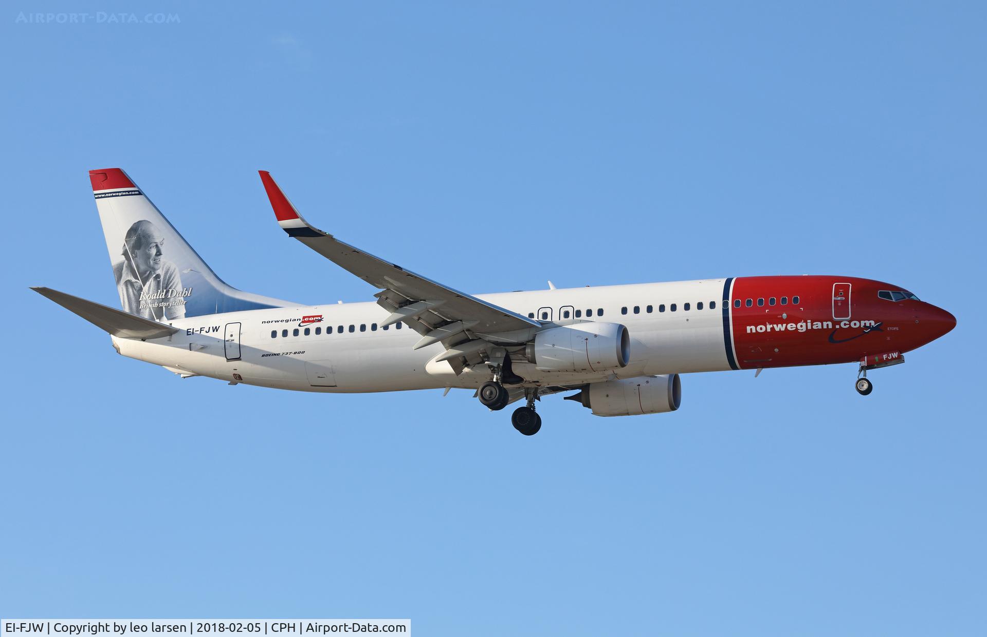 EI-FJW, 2016 Boeing 737-8JP C/N 42286, Copenhagen 5.2.2018