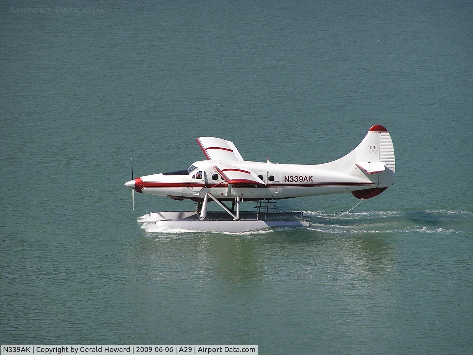 N339AK, 1965 De Havilland Canada DHC-3 Otter C/N 454, In the Sitka harbor.