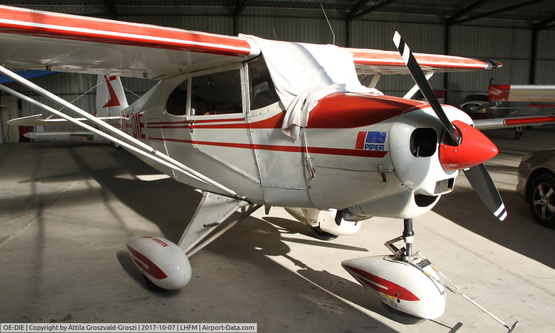 OE-DIE, 1953 Piper PA-22-150 Tri Pacer C/N 22-1067, Meidl Airport, Fertöszentmiklós - Hungary