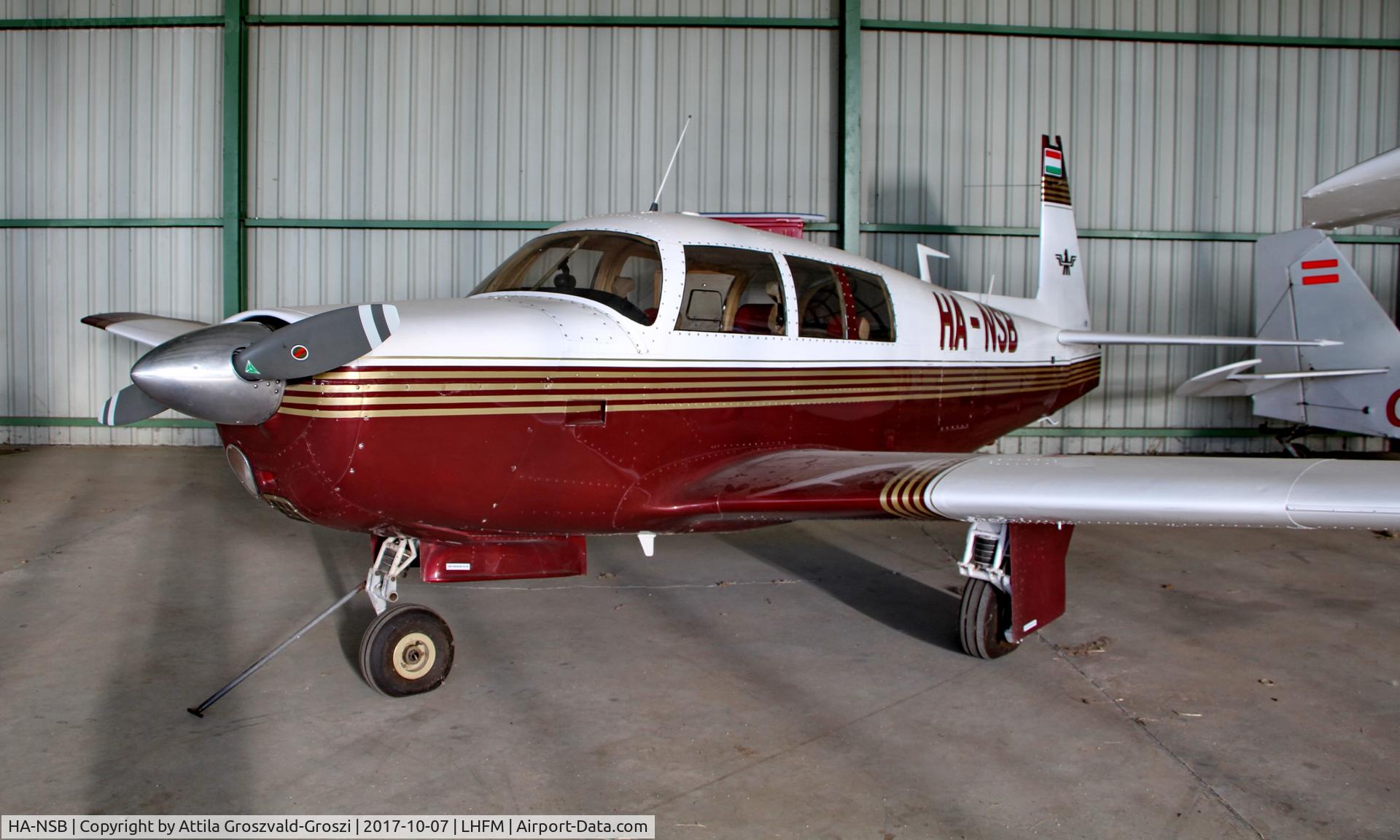 HA-NSB, 1968 Mooney M20C Ranger C/N 680180, Meidl Airport, Fertöszentmiklós - Hungary