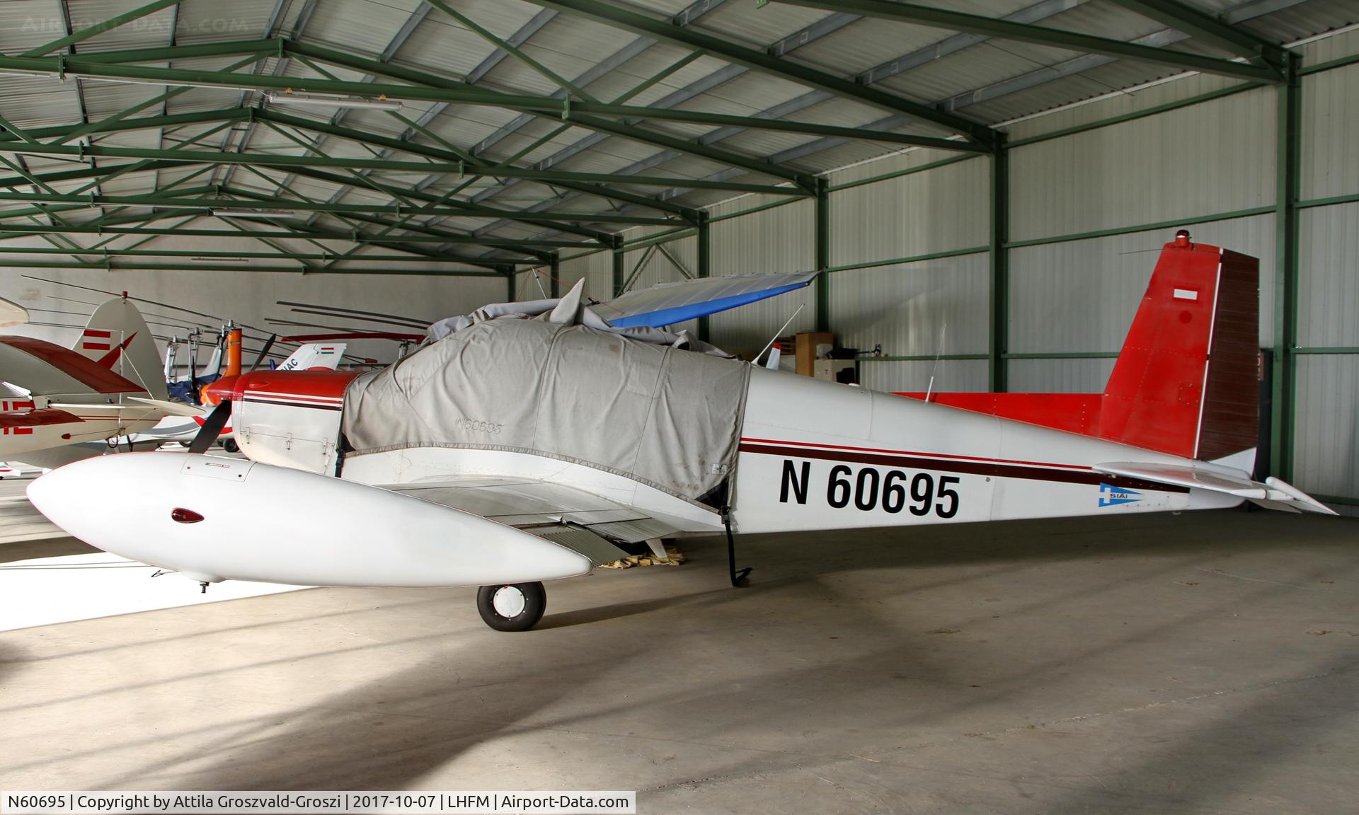 N60695, 1966 SIAI-Marchetti S-205-20R C/N 4-109, Meidl Airport, Fertöszentmiklós - Hungary
