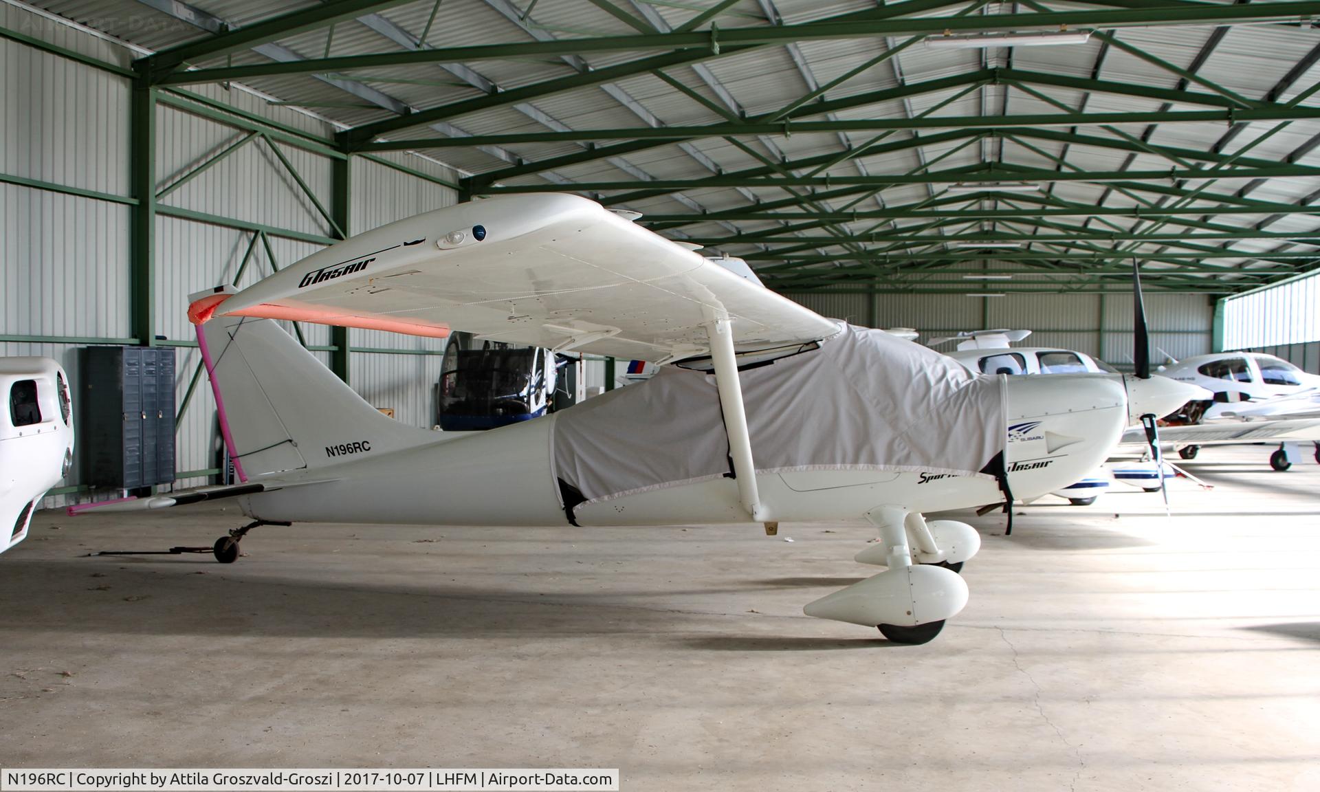 N196RC, Glasair GS-2 Sportsman C/N 7196, Meidl Airport, Fertöszentmiklós - Hungary