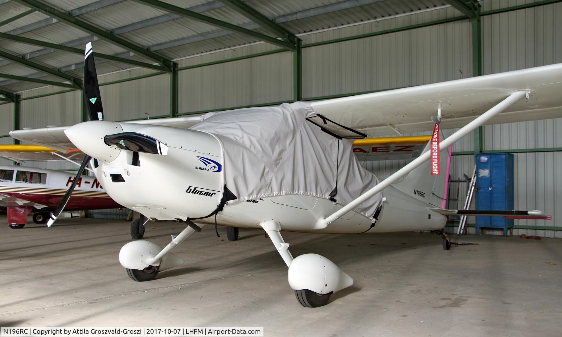 N196RC, Glasair GS-2 Sportsman C/N 7196, Meidl Airport, Fertöszentmiklós - Hungary