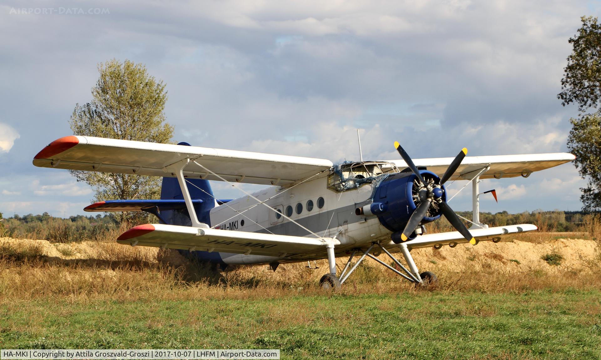 HA-MKI, 1973 Antonov An-2 C/N 1G153-36, Meidl Airport, Fertöszentmiklós - Hungary