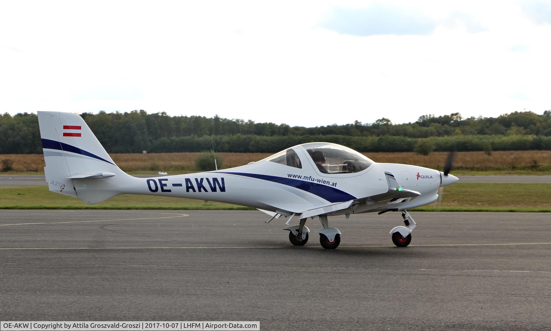 OE-AKW, 2014 Aquila A211 C/N AT01-100B-314, Meidl Airport, Fertöszentmiklós - Hungary