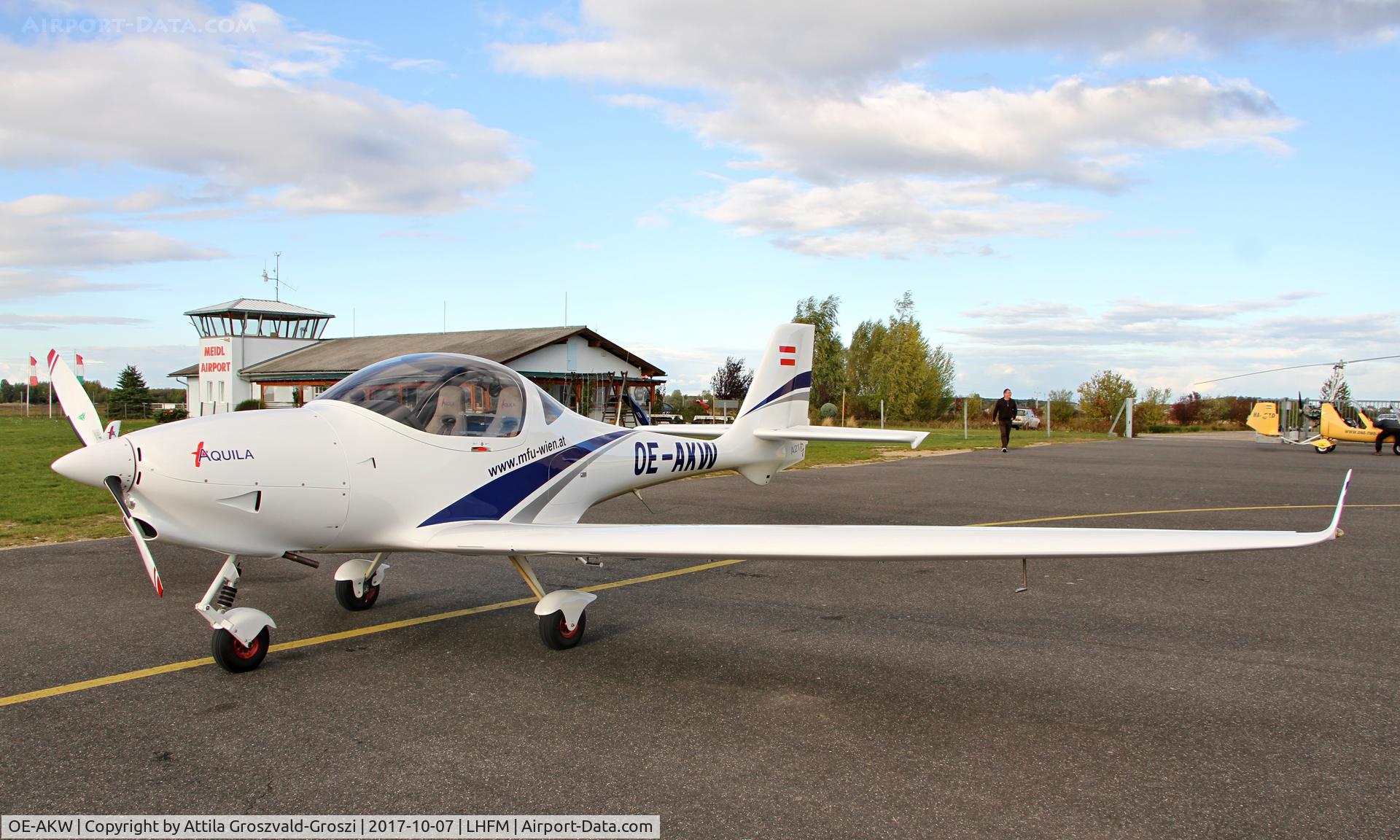 OE-AKW, 2014 Aquila A211 C/N AT01-100B-314, Meidl Airport, Fertöszentmiklós - Hungary