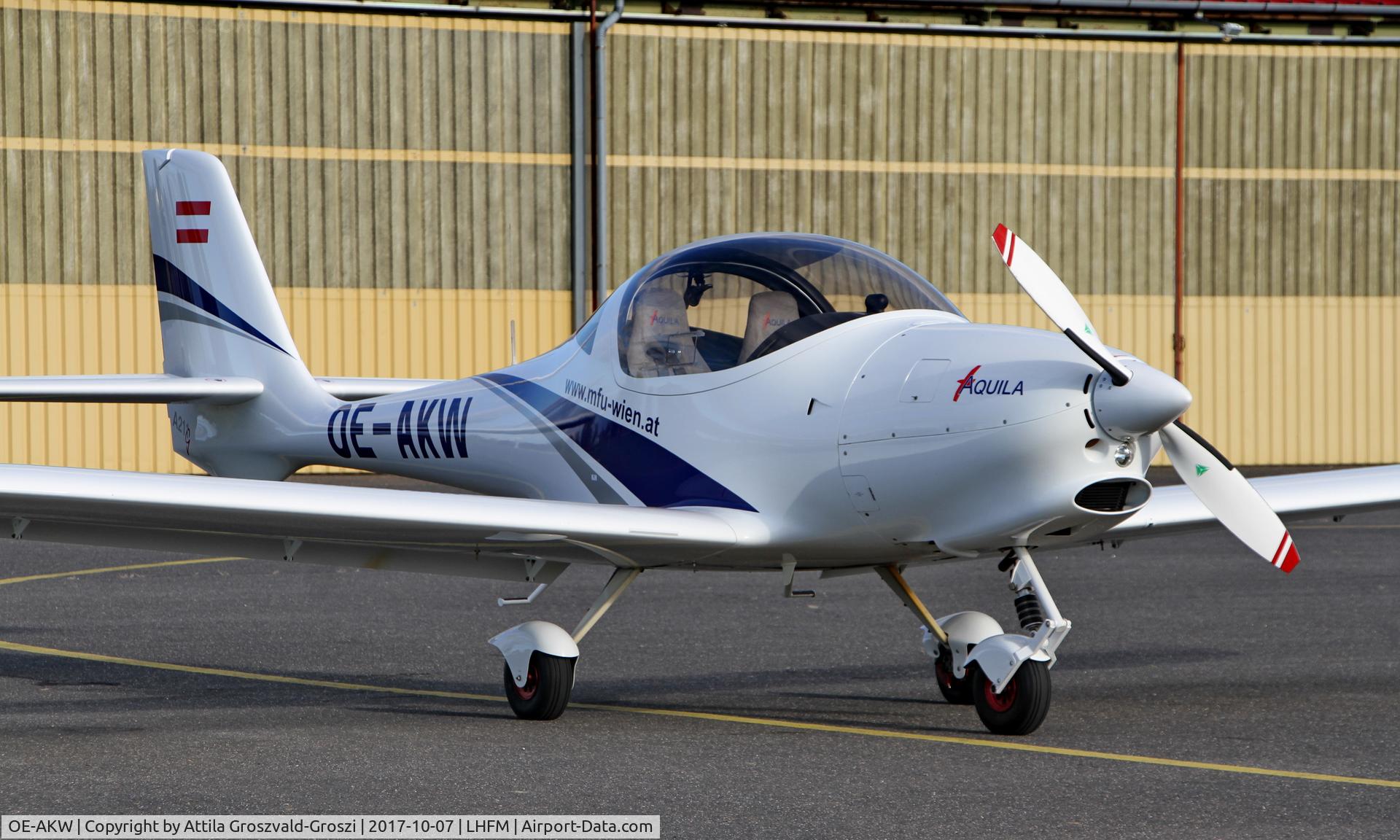 OE-AKW, 2014 Aquila A211 C/N AT01-100B-314, Meidl Airport, Fertöszentmiklós - Hungary