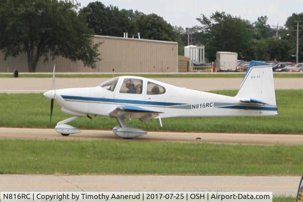 N816RC, 2006 Vans RV-10 C/N 40341, 2006 Vans RV-10, c/n: 40341