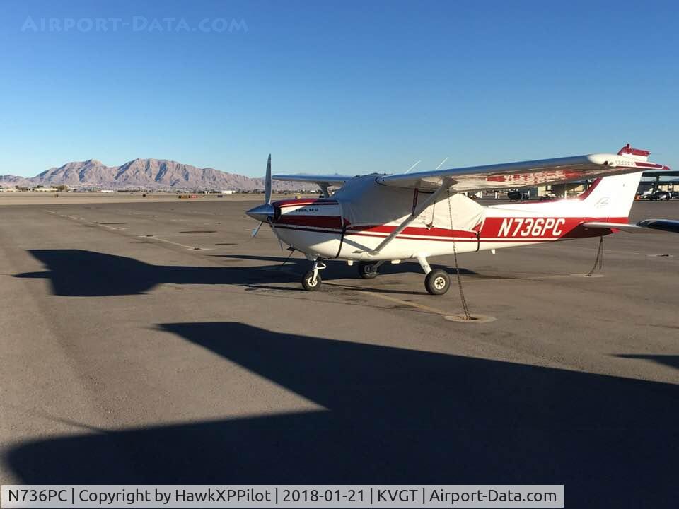 N736PC, 1977 Cessna R172K Hawk XP C/N R1722672, On the ramp at North Las Vegas Airport