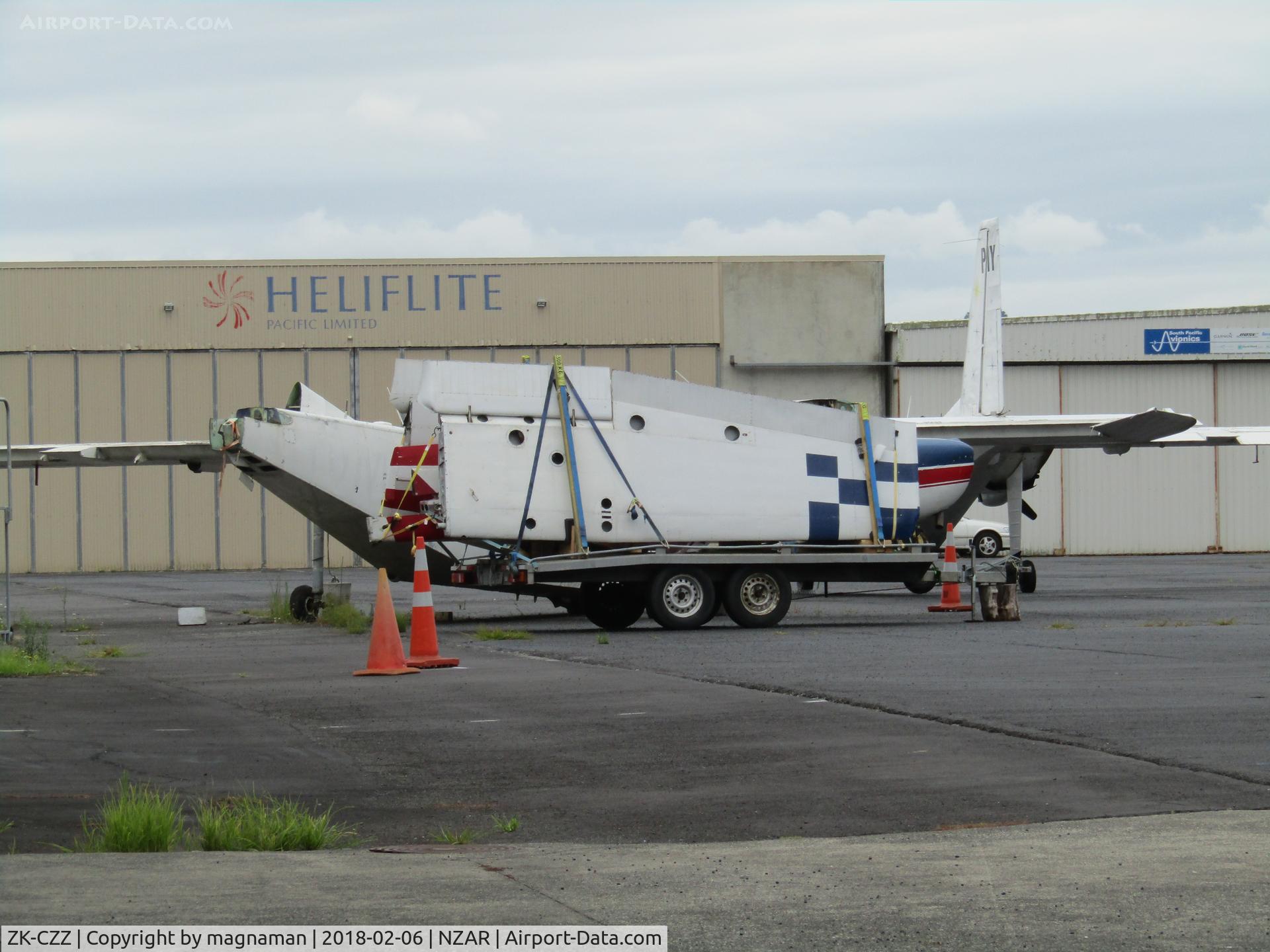 ZK-CZZ, Cessna A150L Aerobat C/N A1500447, on apron at ardmore