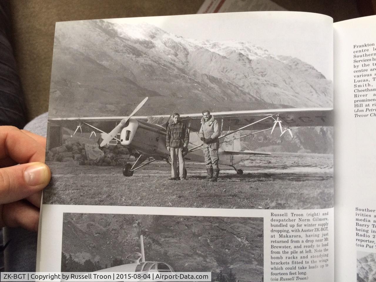 ZK-BGT, Auster J-5 Adventurer C/N 2803, ZK-BGT fitted with 