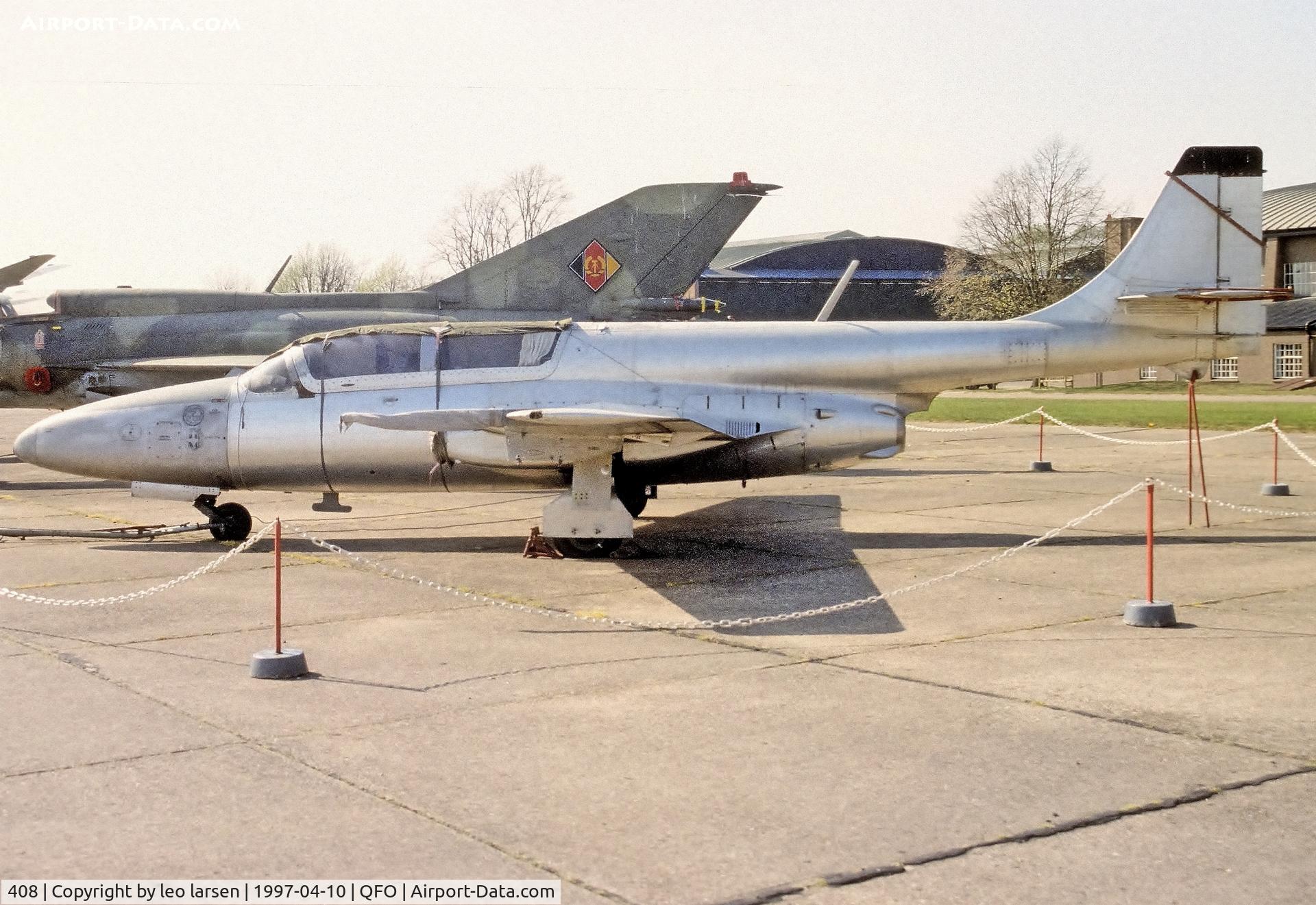 408, PZL-Mielec TS-11 Iskra C/N 1H-0408, Duxford Museum 10.4.1997