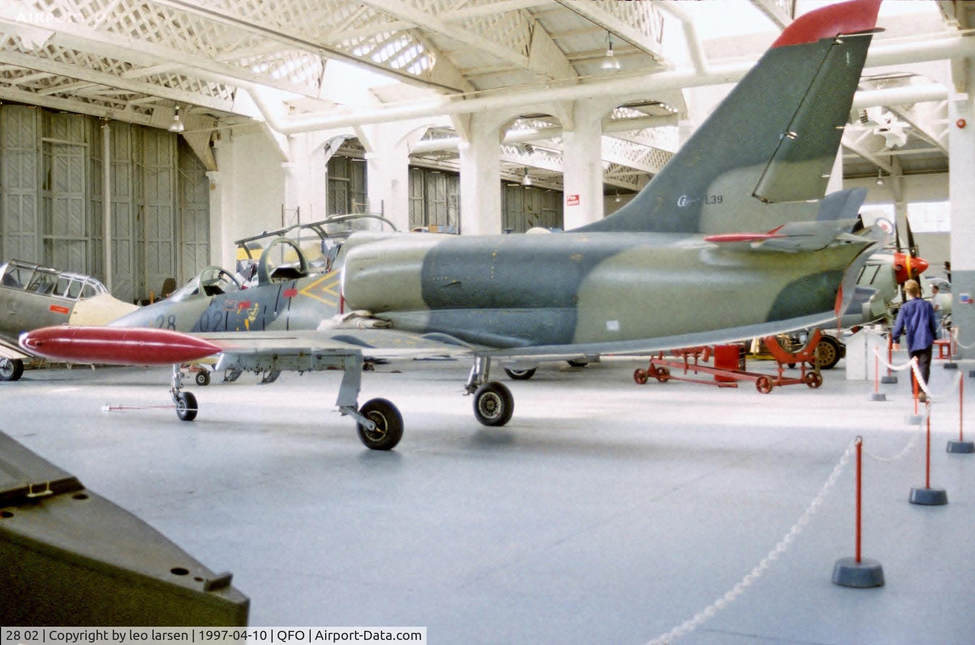 28 02, Aero L-39ZO Albatros C/N 731002, Duxford Museum 10.4.1997