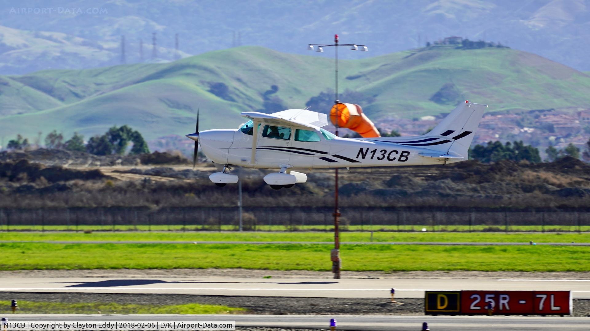 N13CB, 1981 Cessna 172P C/N 17274805, Livermore Airport California 2018.
