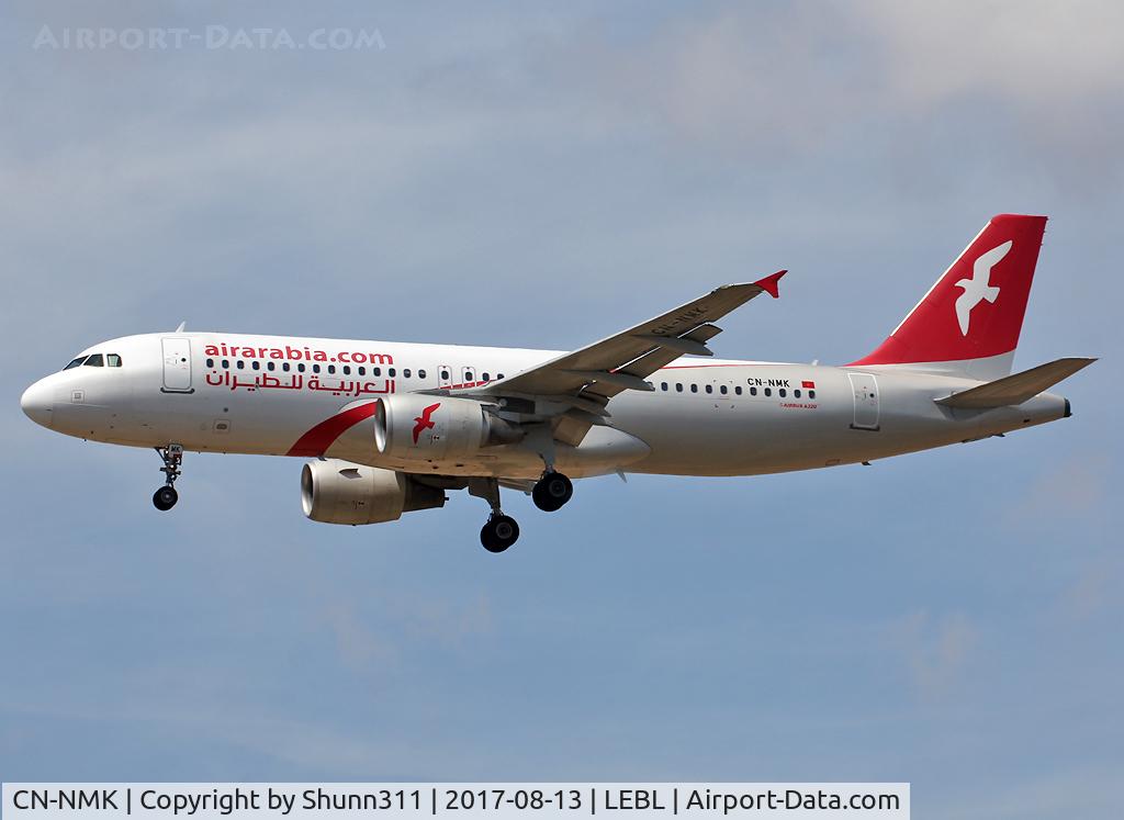 CN-NMK, 2011 Airbus A320-214 C/N 4806, Landing rwy 25R