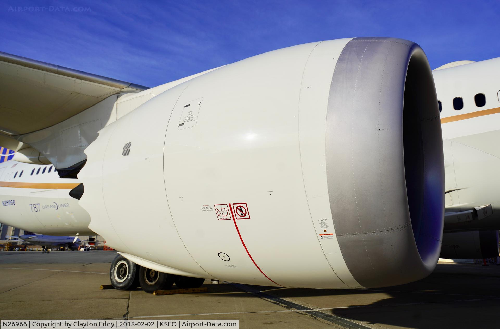 N26966, 2016 Boeing 787-9 Dreamliner C/N 60143, UAL 2018.