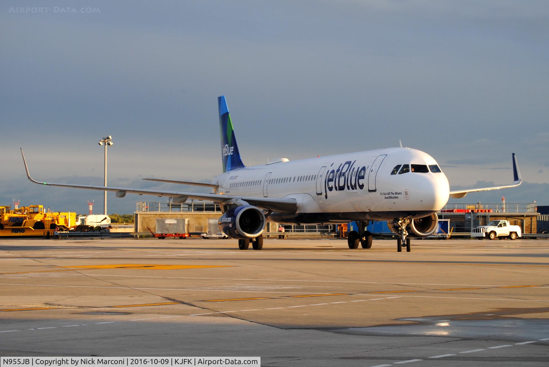 N955JB, 2015 Airbus A321-231 C/N 6757, One of JetBlue's 