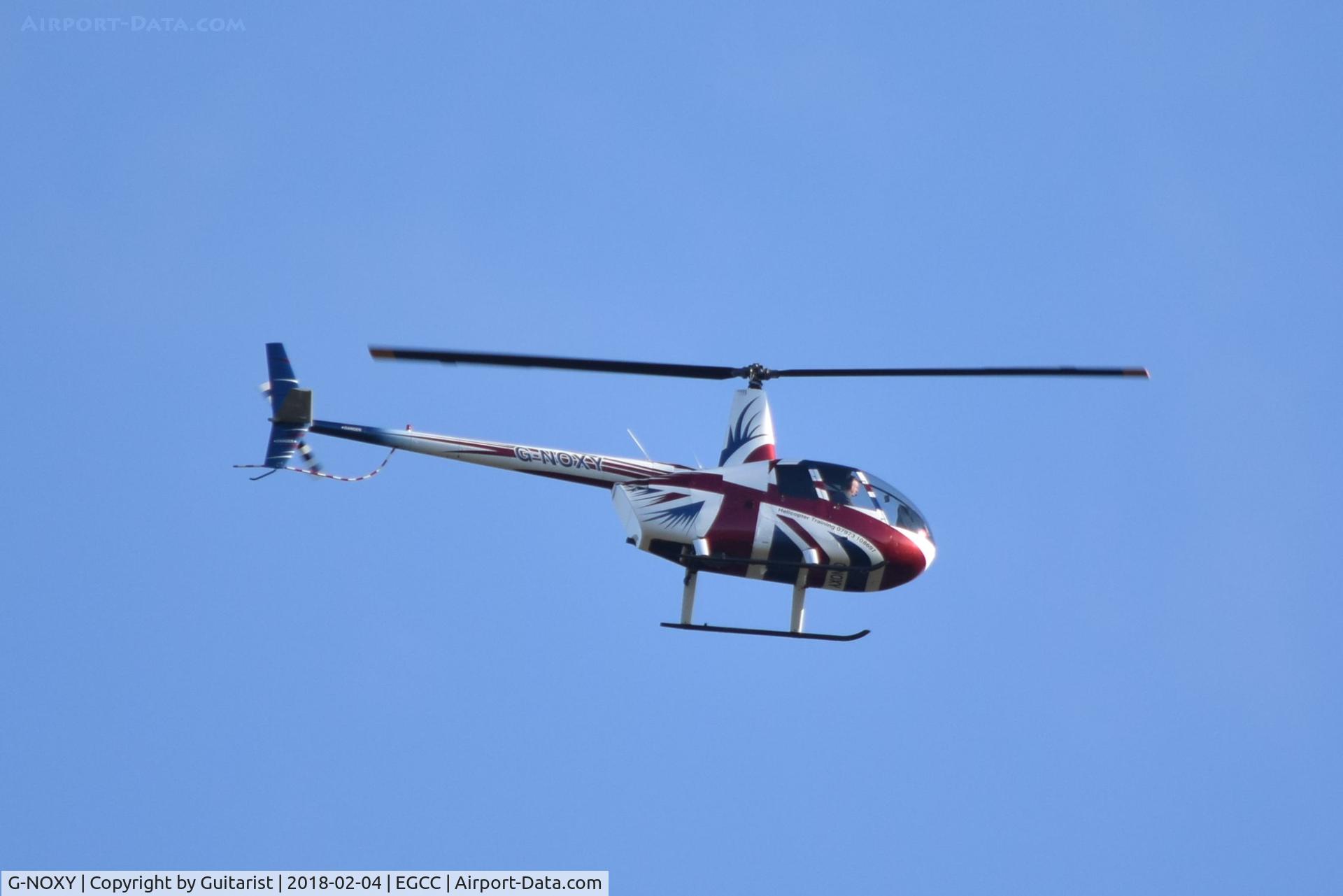 G-NOXY, 2004 Robinson R44 Raven C/N 1421, At Manchester