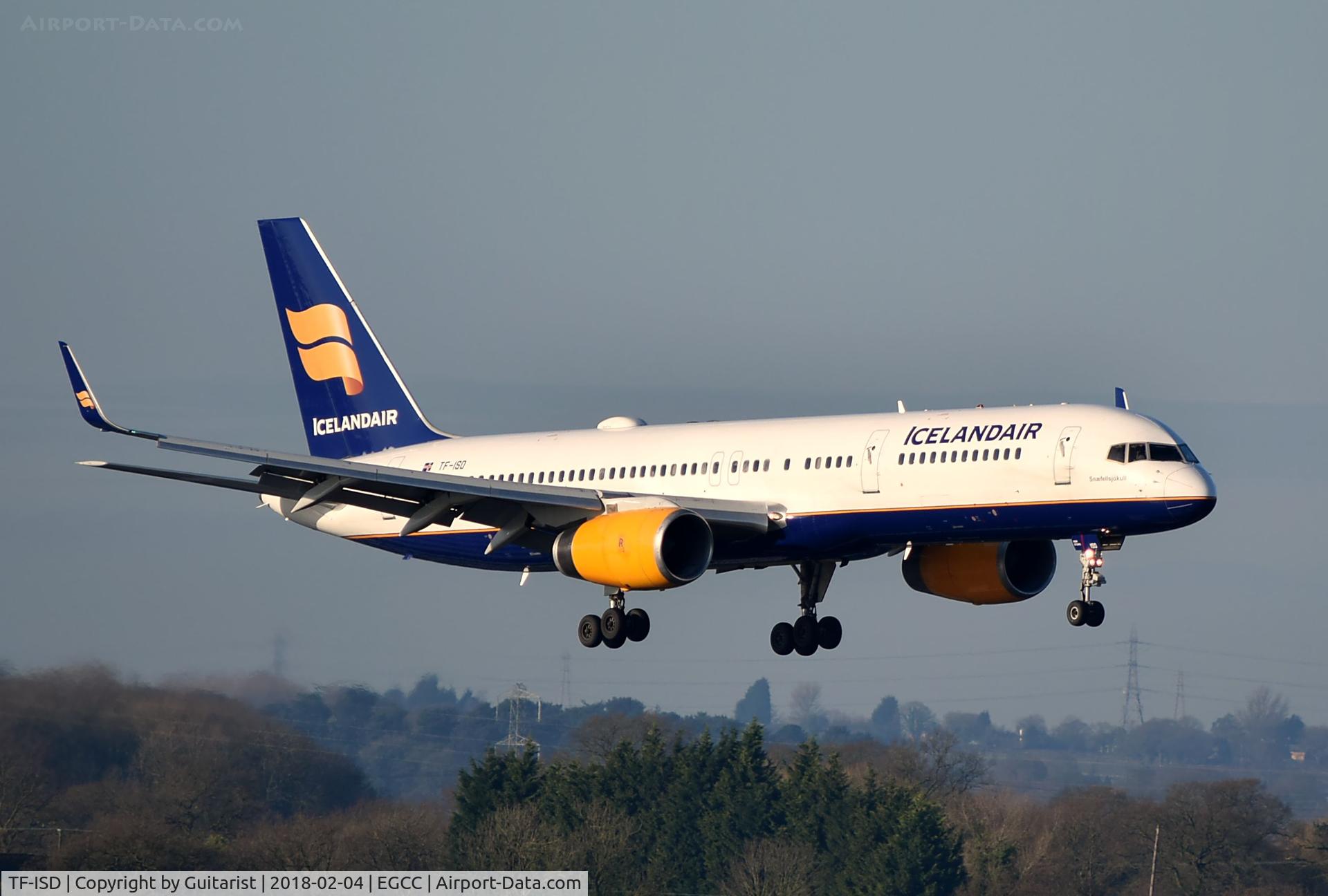 TF-ISD, 1991 Boeing 757-223 C/N 24596, At Manchester