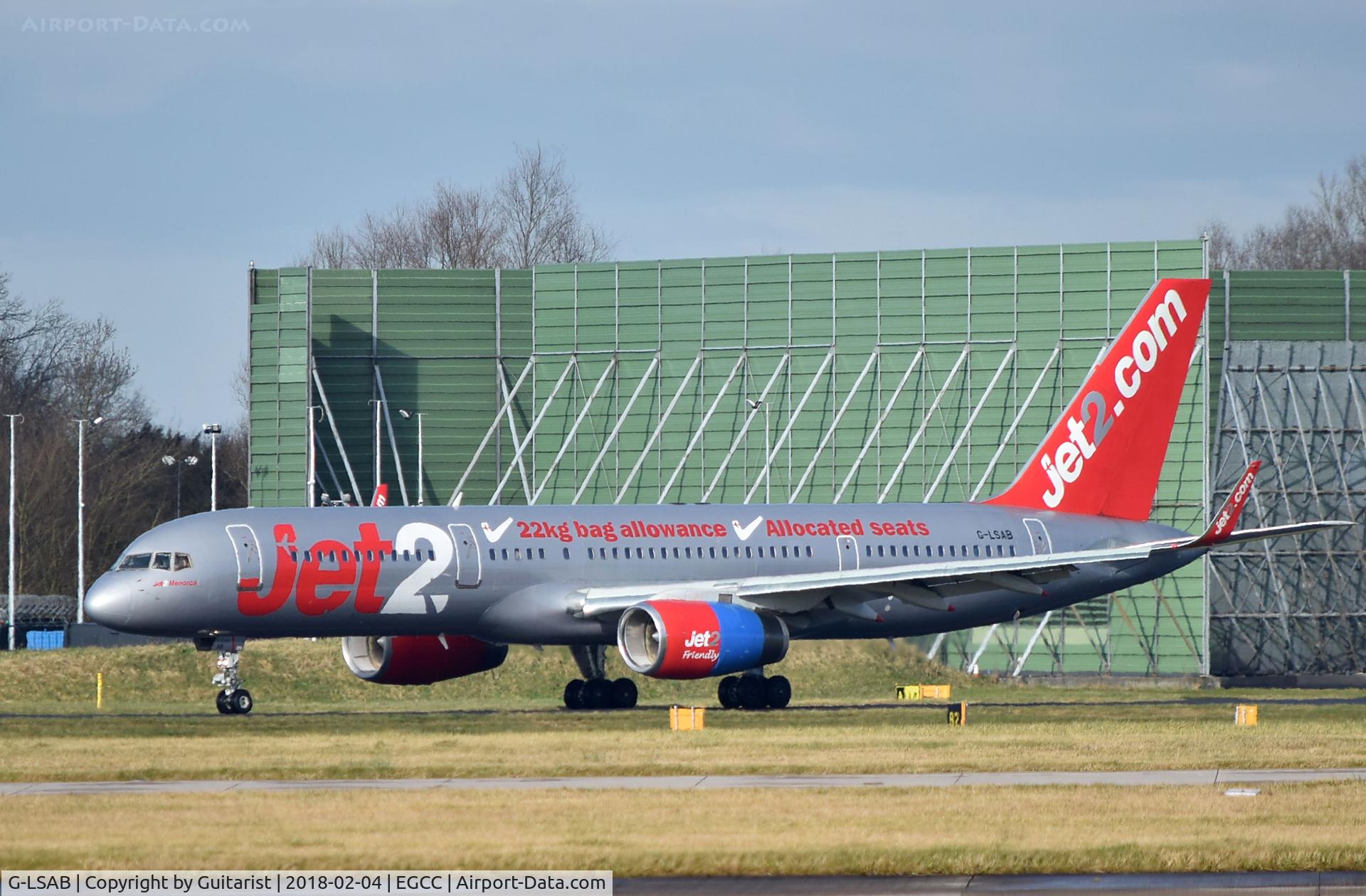 G-LSAB, 1988 Boeing 757-27B C/N 24136, At Manchester