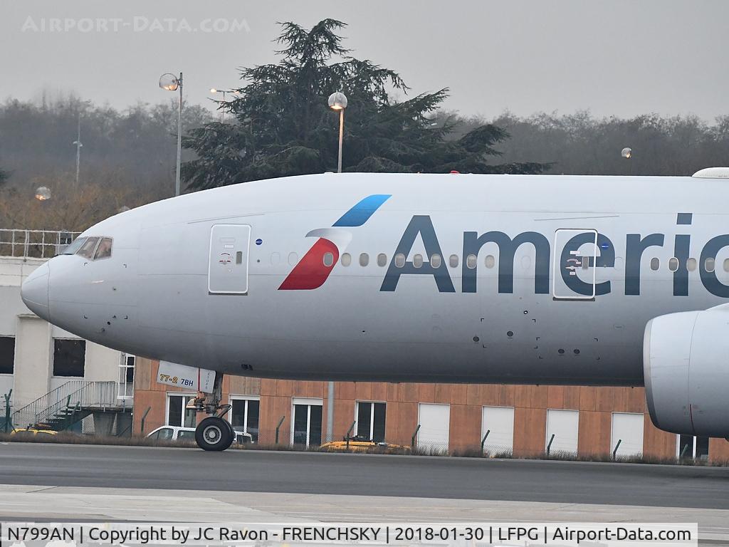 N799AN, 2001 Boeing 777-223 C/N 30258, AMERICAN at CDD T1