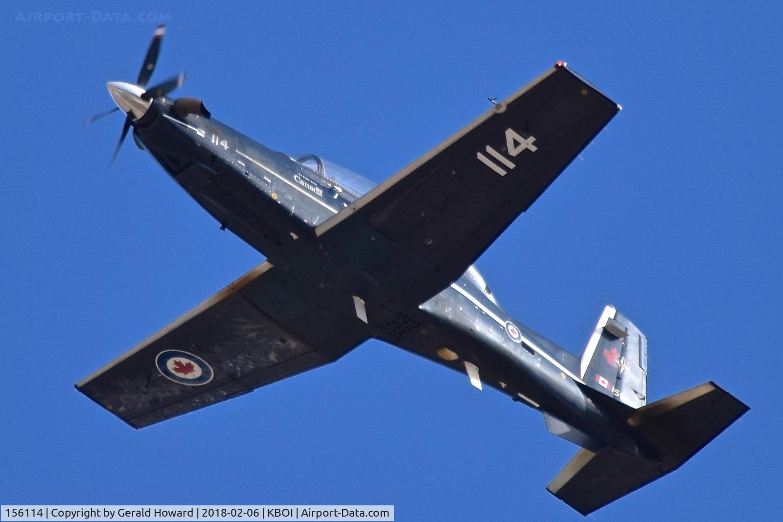 156114, Raytheon CT-156 Harvard II C/N PF-14, Departing RWY 28L ,  No.2 CFFTS, 15 Wing, Moose Jaw, Saskatchewan