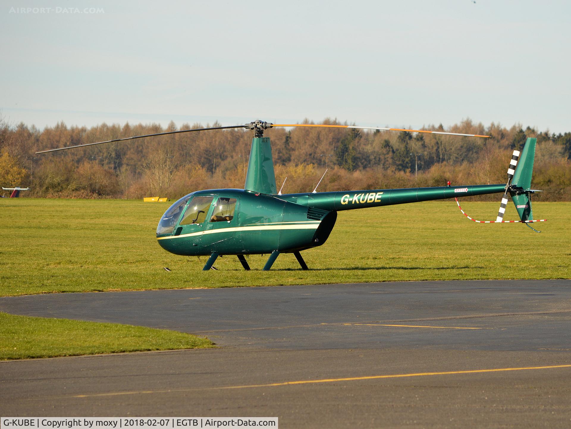 G-KUBE, 2003 Robinson R44  Raven II C/N 10091, Robinson R44 Raven II at Wycombe Air Park.