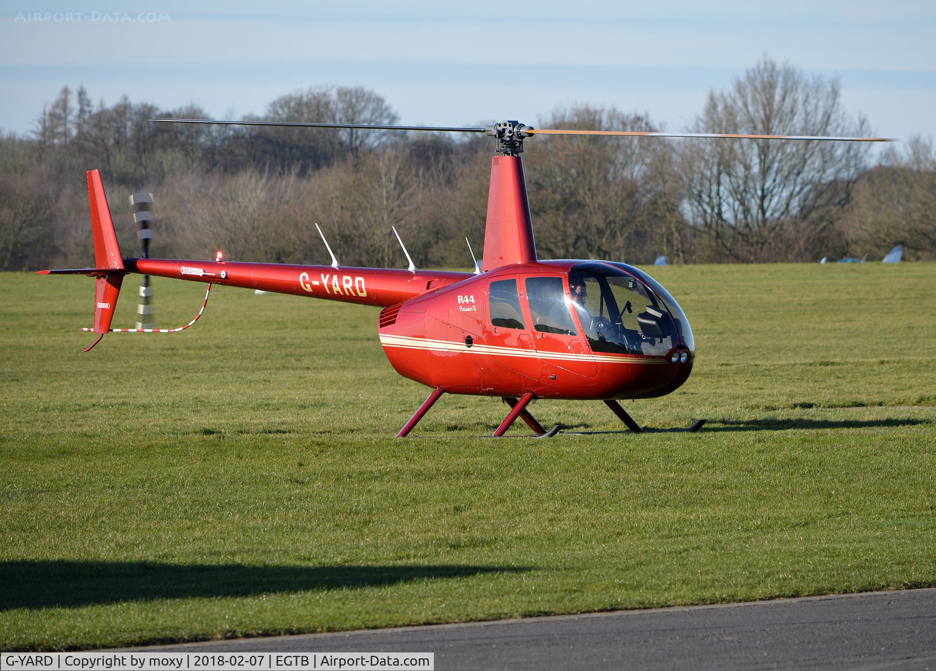 G-YARD, 2013 Robinson R44 Raven II C/N 13481, Robinson R44 Raven II at Wycombe Air Park. Ex SP-AMZ.