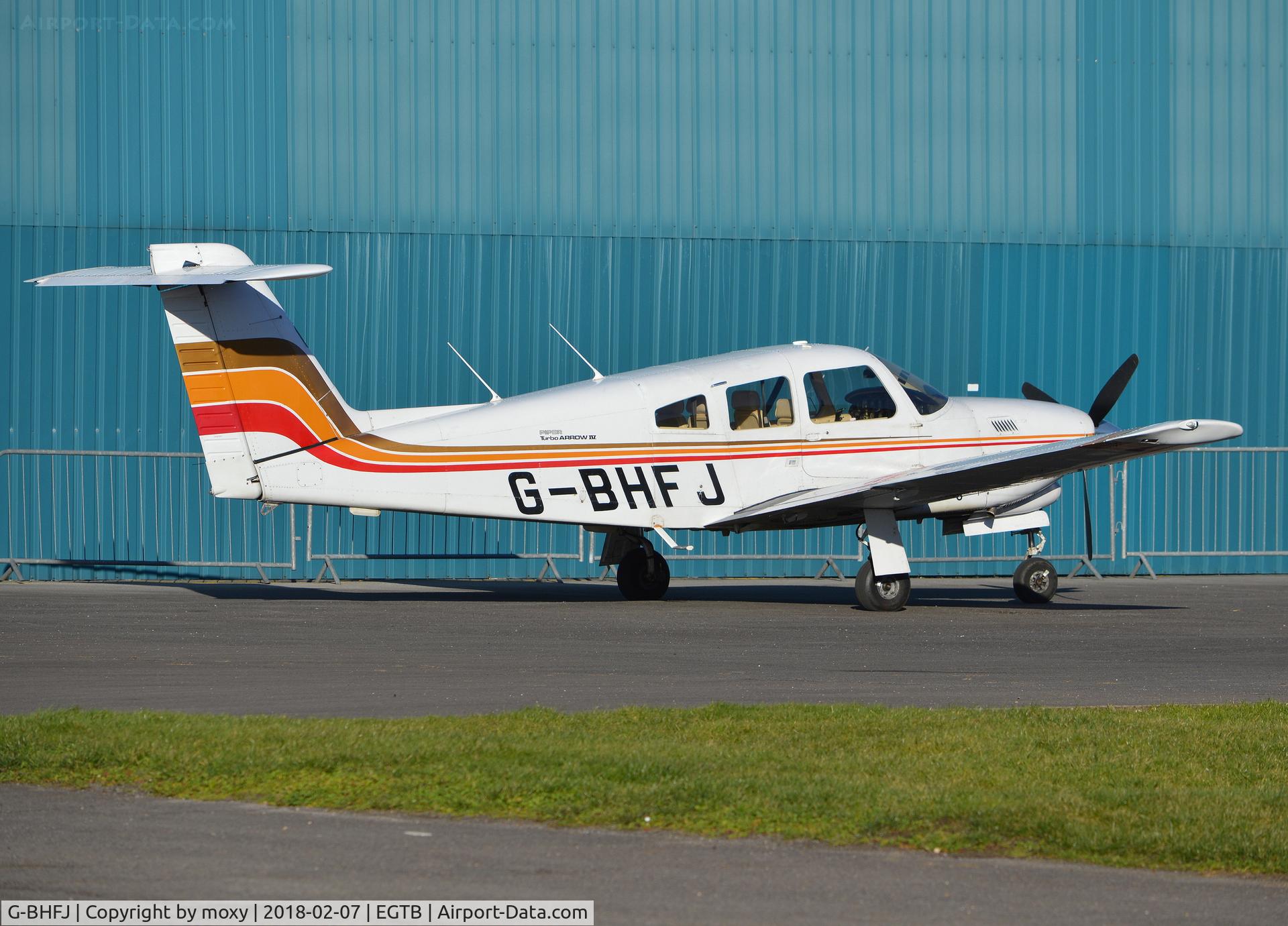 G-BHFJ, 1979 Piper PA-28RT-201T Turbo Arrow IV C/N 28R-7931298, Piper PA-28RT-201T Turbo Cherokee Arrow IV at Wycombe Air Park. Ex N8072R