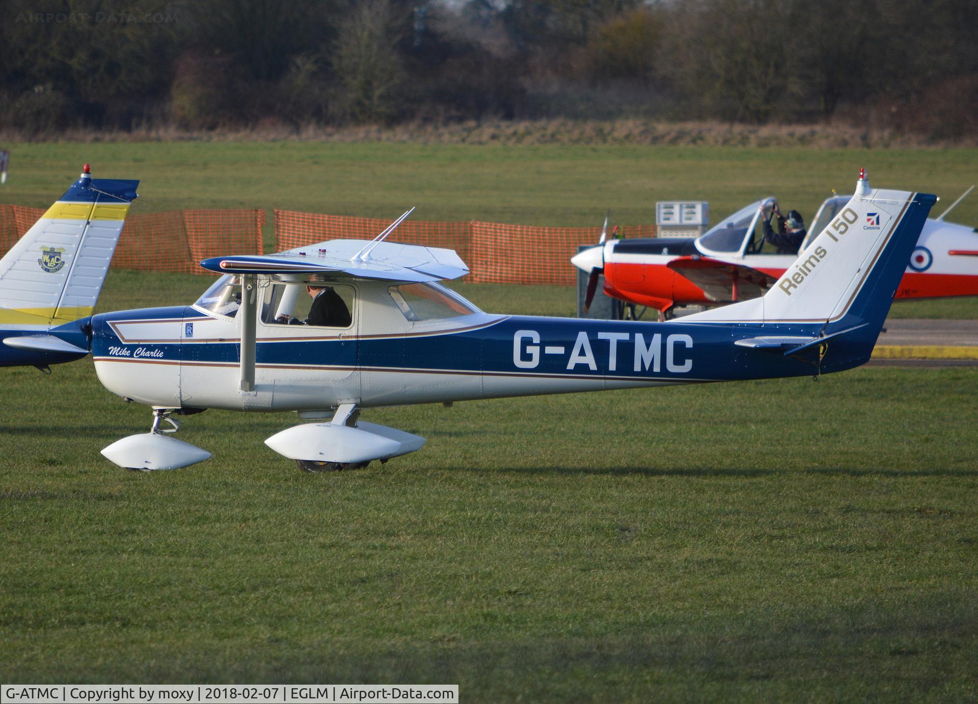 G-ATMC, 1966 Reims Cessna F150F C/N 0020, Reims F150F at White Waltham.
