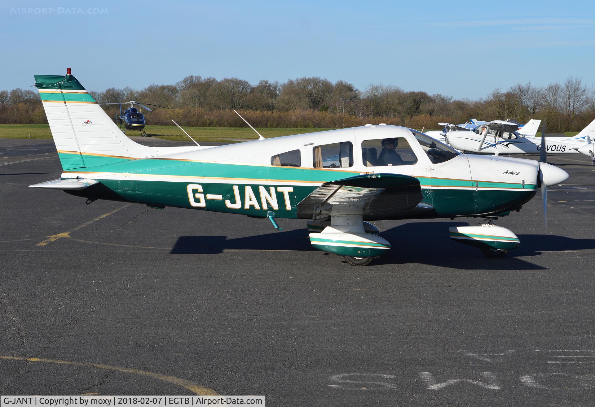 G-JANT, 1983 Piper PA-28-181 Cherokee Archer II C/N 28-8390075, Piper PA-28-181 Cherokee Archer II at Wycombe Air Park. Ex N4297J