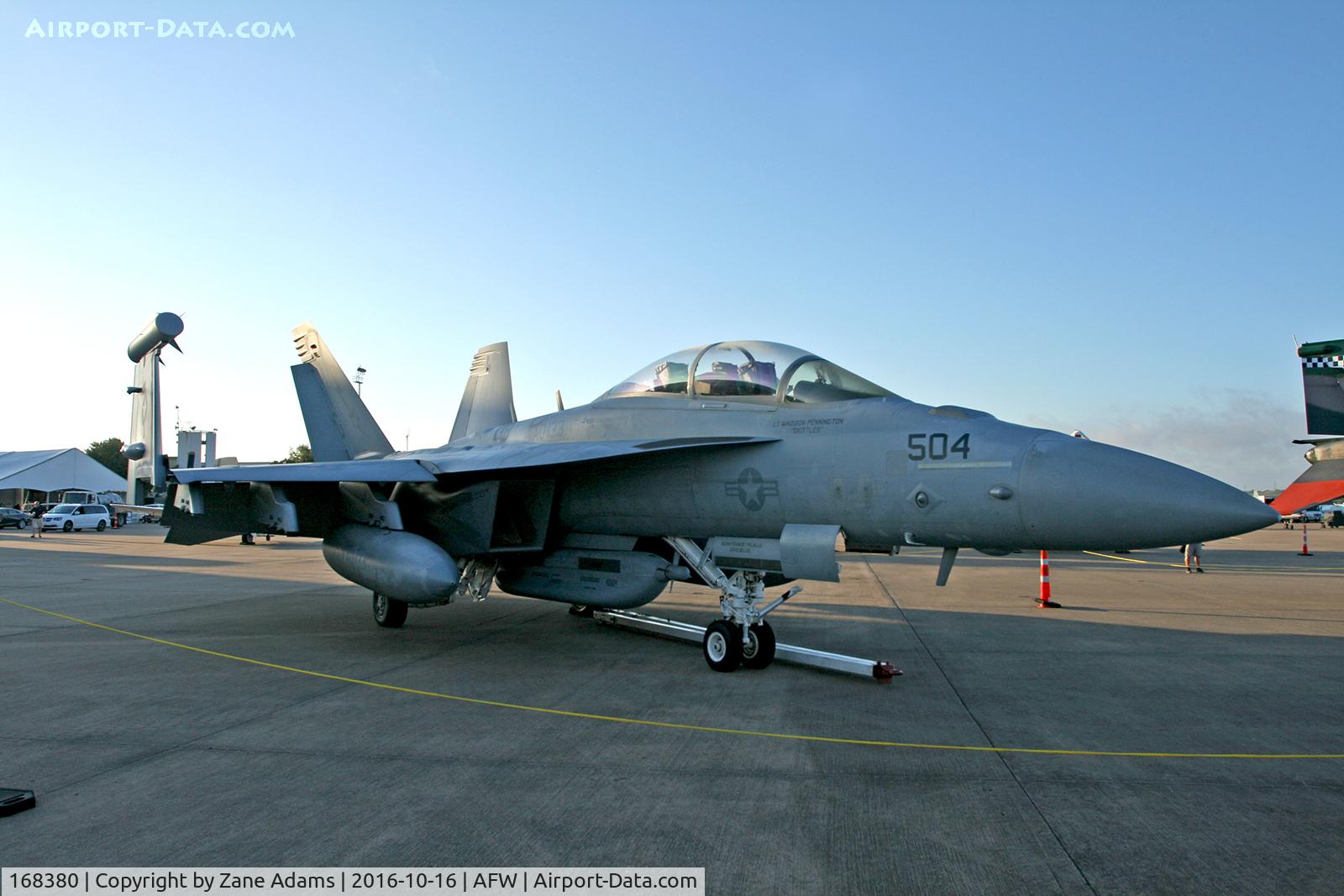 168380, Boeing EA-18G Growler C/N G-66, At the 2016 Alliance Airshow - Fort Worth, TX