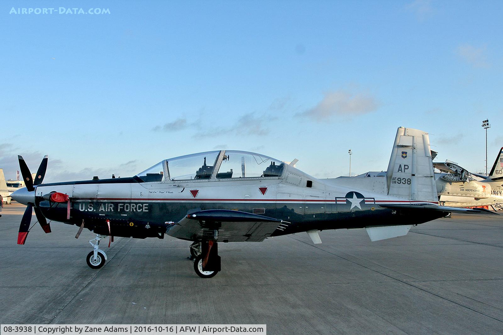 08-3938, 2008 Raytheon Beech T-6A Texan II C/N PT-497, At the 2016 Alliance Airshow - Fort Worth, TX