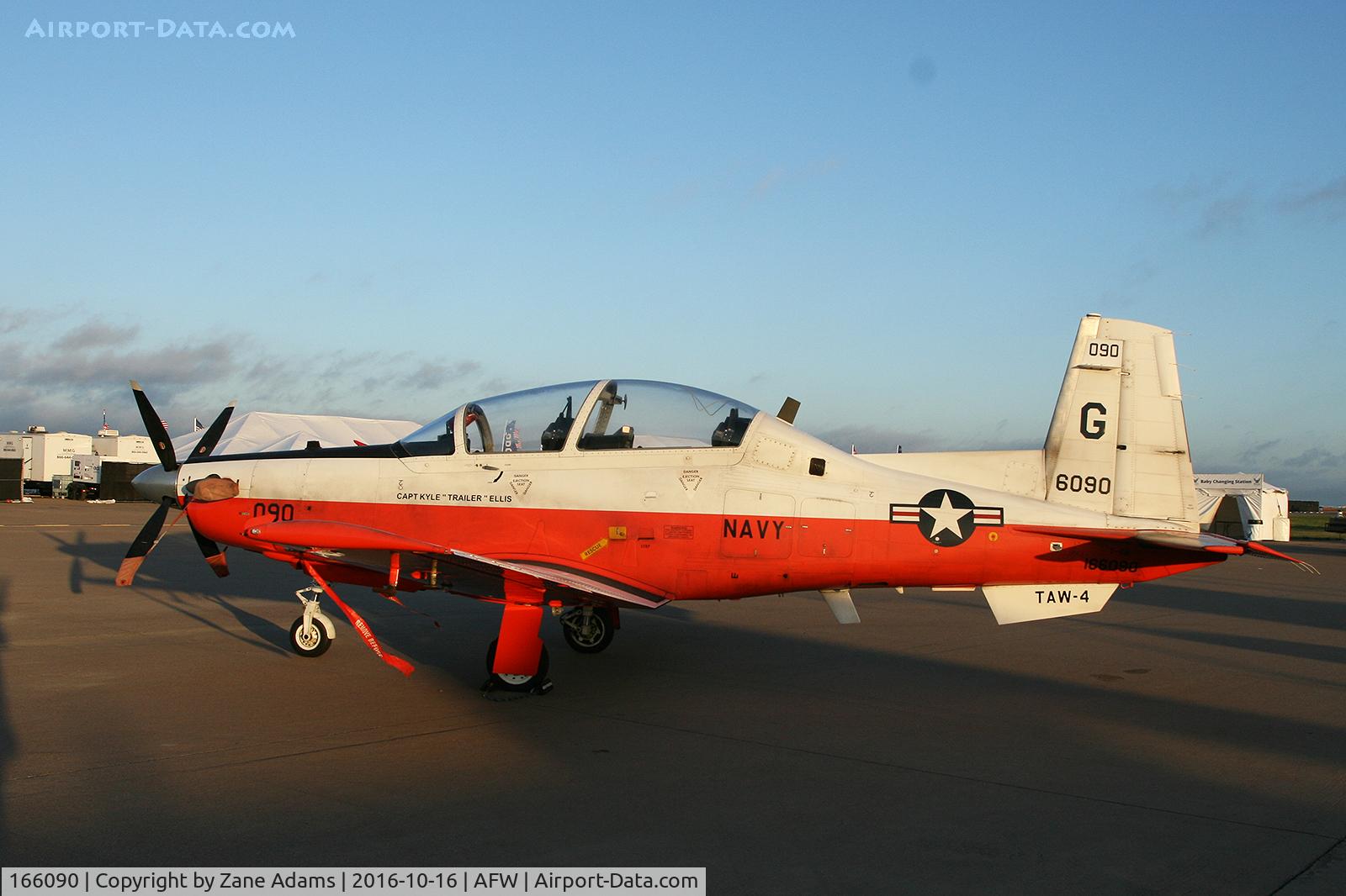 166090, Raytheon T-6B Texan II C/N PN-81, At the 2016 Alliance Airshow - Fort Worth, TX