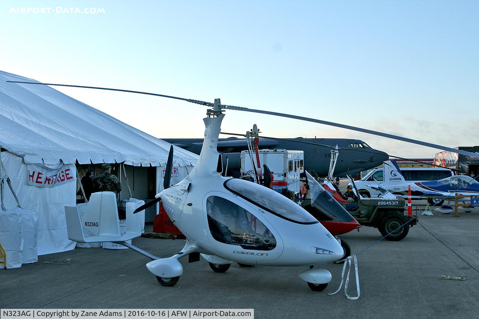 N323AG, 2015 AutoGyro Cavalon C/N V00220, At the 2016 Alliance Airshow