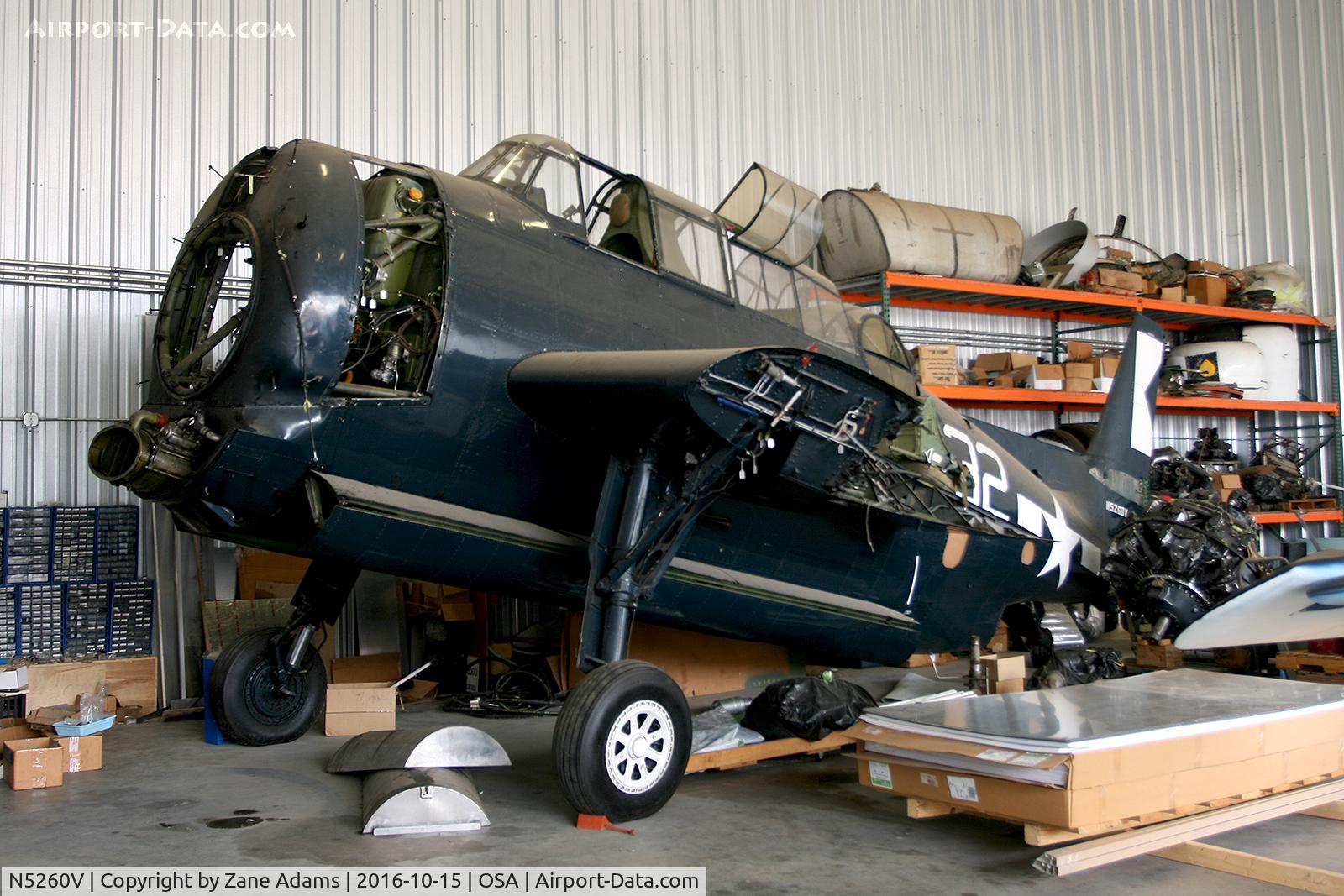 N5260V, 1945 Grumman TBM-3E Avenger C/N 4631 (Bu91726), At the Mid America Flight Museum - Mount Pleasant, TX