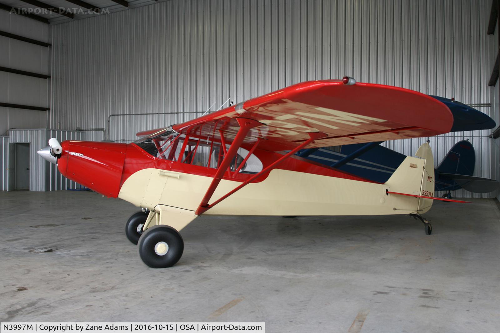 N3997M, 1947 Piper PA-12 Super Cruiser C/N 12-2876, At the Mid America Flight Museum - Mount Pleasant, TX