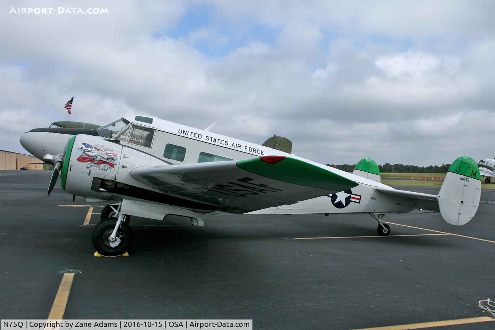 N75Q, 1951 Beech C-45G Expeditor (AT-11) C/N 4009/AF-423, At the Mid America Flight Museum - Mount Pleasant, TX