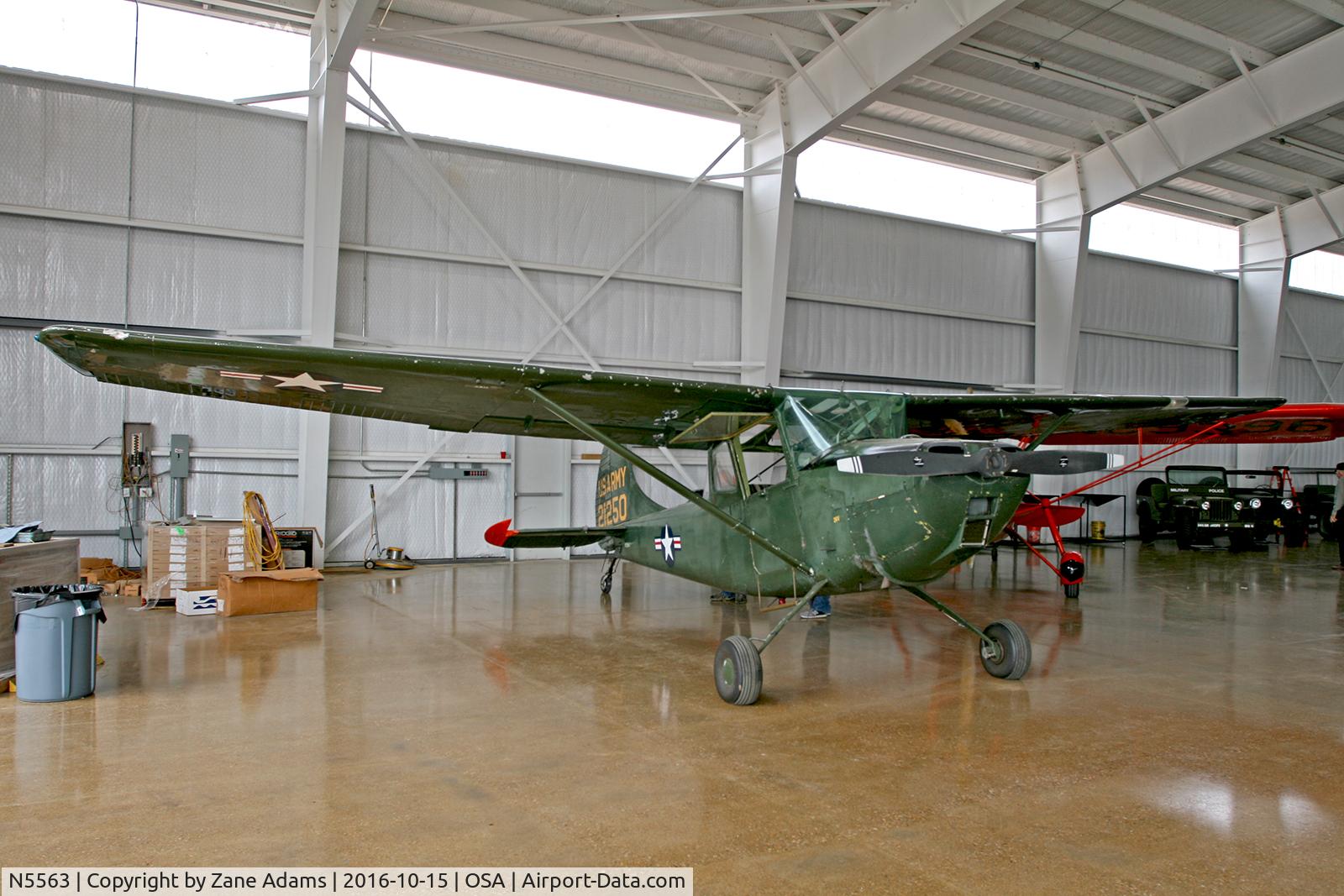 N5563, Cessna L-19A C/N 50-1567, At the Mid America Flight Museum - Mount Pleasant, TX