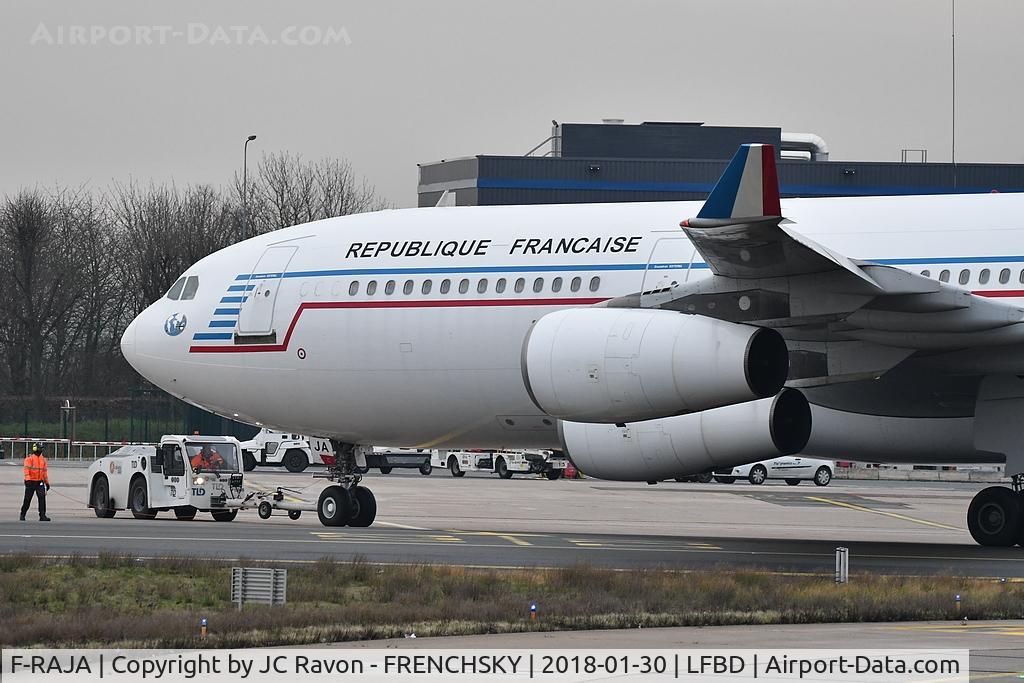 F-RAJA, 1995 Airbus A340-212 C/N 075, COTAM departure CDG T1