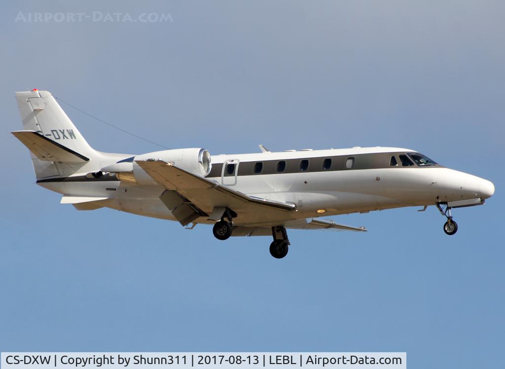 CS-DXW, 2008 Cessna 560 Citation Excel XLS C/N 560-5787, Landing rwy 25R