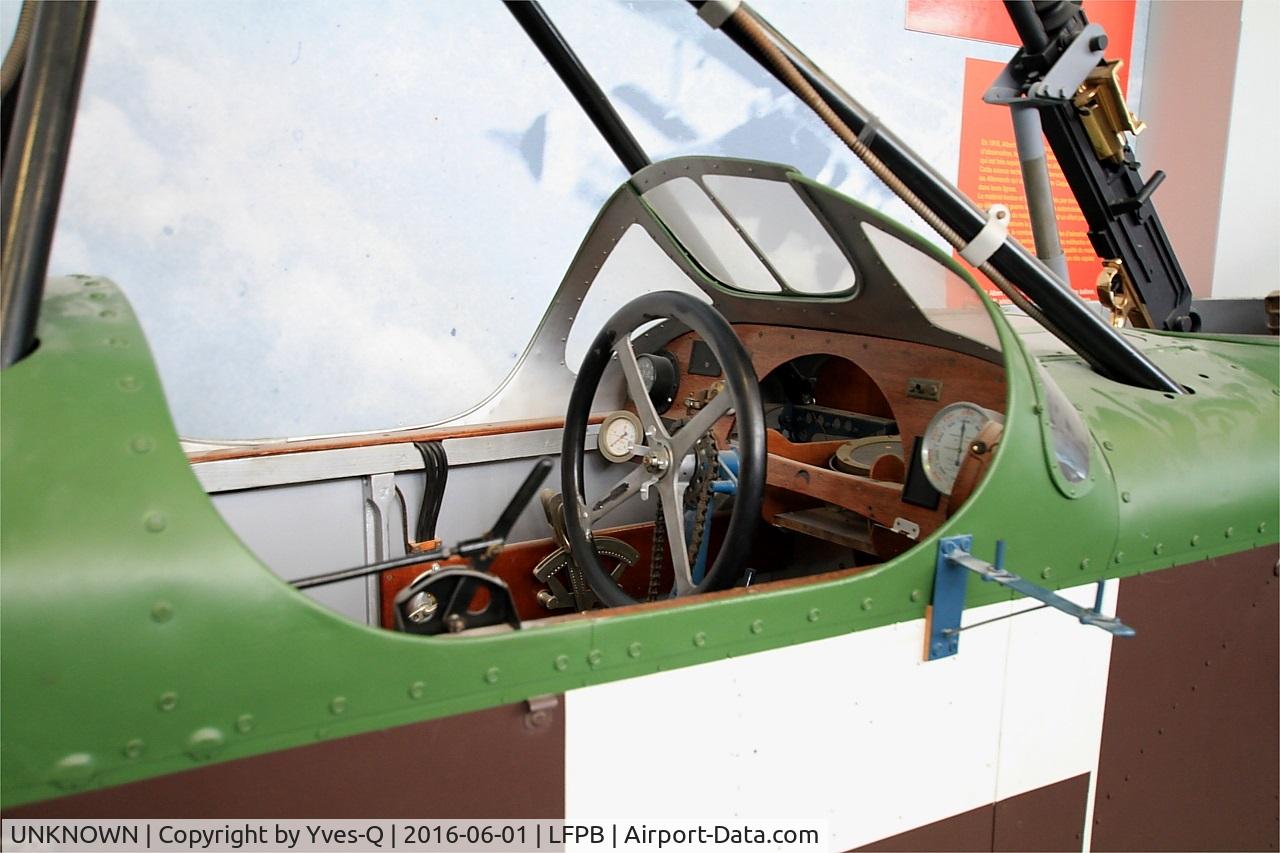 UNKNOWN, 1917 Voisin 10 C/N 04, Voisin 10, Cockpit close up view, Air & Space Museum Paris-Le Bourget Airport (LFPB-LBG)