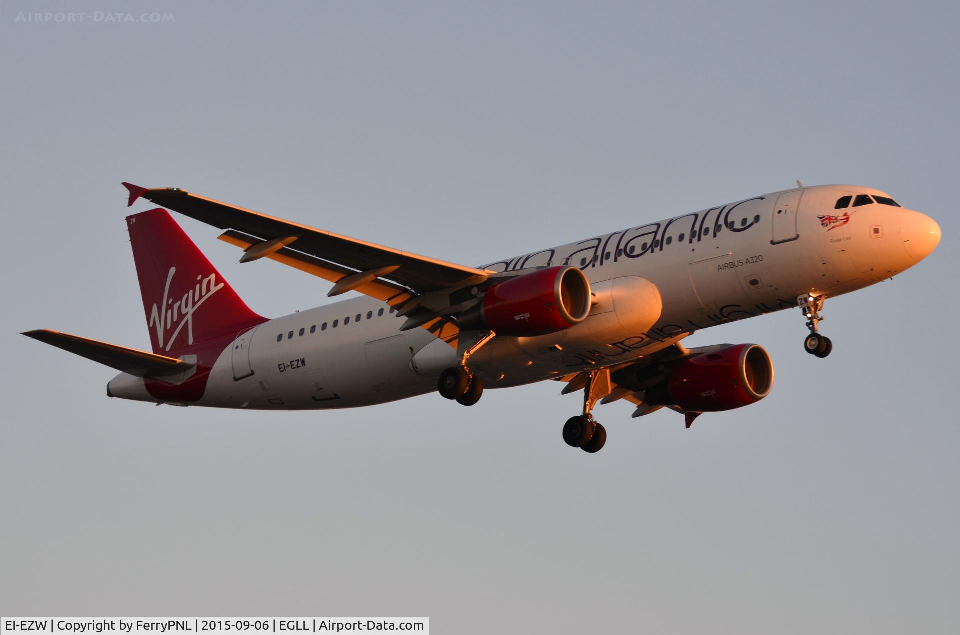 EI-EZW, 2003 Airbus A320-214 C/N 1983, Virgin A320 shuttle