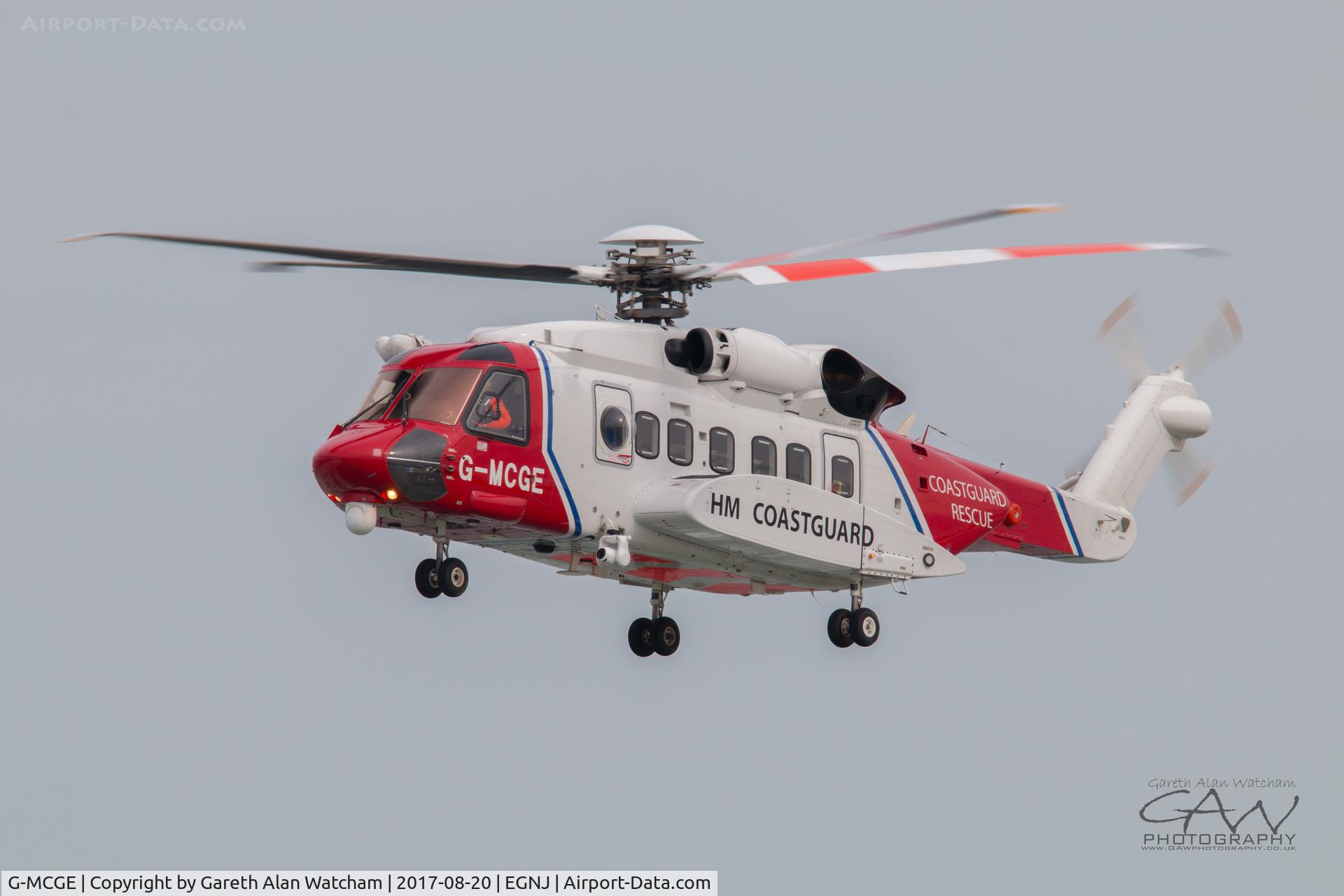 G-MCGE, 2014 Sikorsky S-92A C/N 920214, G-MCGE Performing flypast