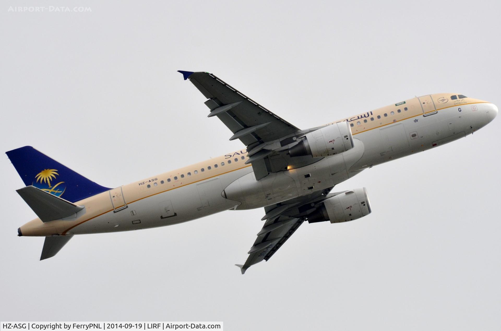 HZ-ASG, 2012 Airbus A320-214 C/N 5223, Departing Saudi A320