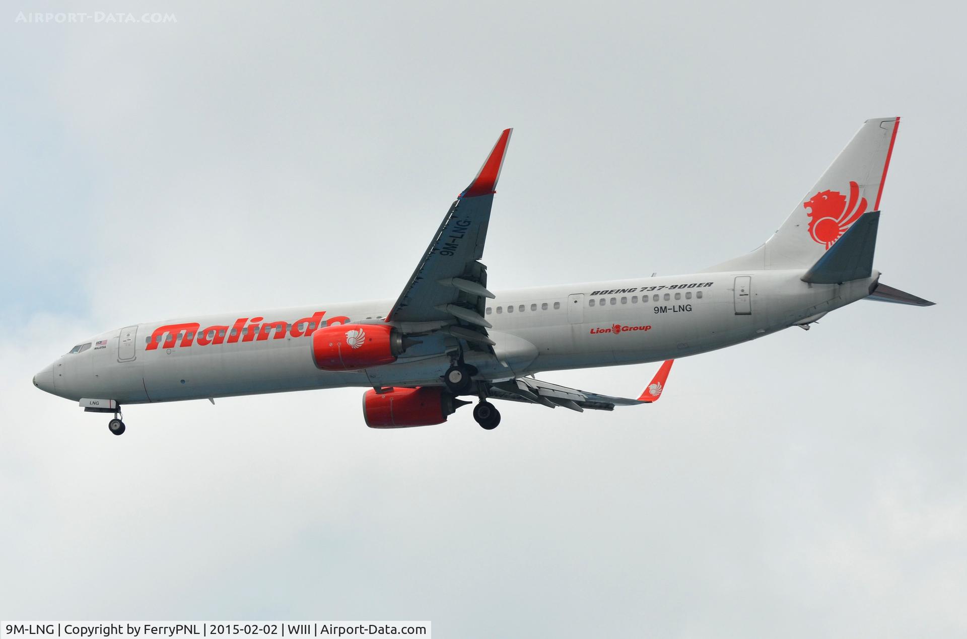 9M-LNG, 2013 Boeing 737-9GP/ER C/N 38729, Malindo B739