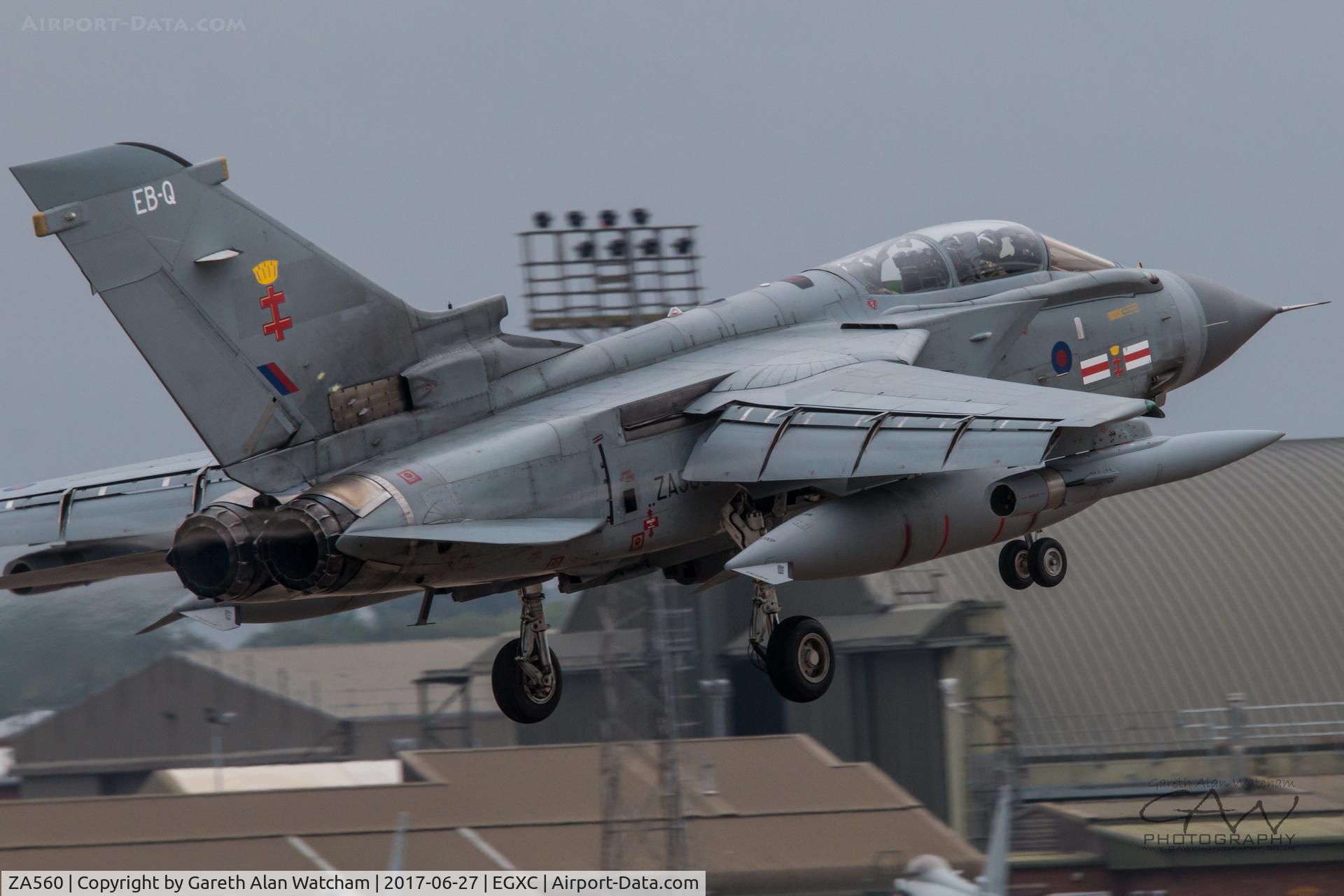ZA560, 1981 Panavia Tornado GR.4 C/N 082/BS024/3044, Tornado GR4 Touch & Go at RAF Coningsby