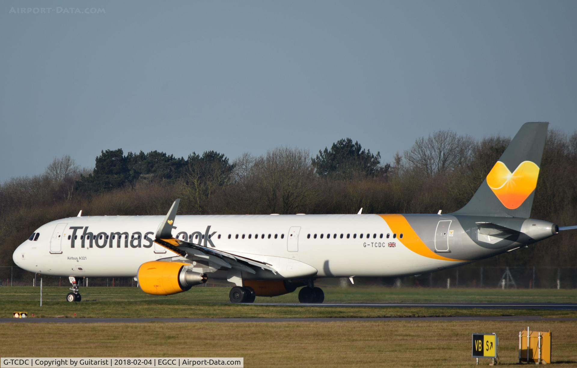 G-TCDC, 2013 Airbus A321-211 C/N 5872, At Manchester
